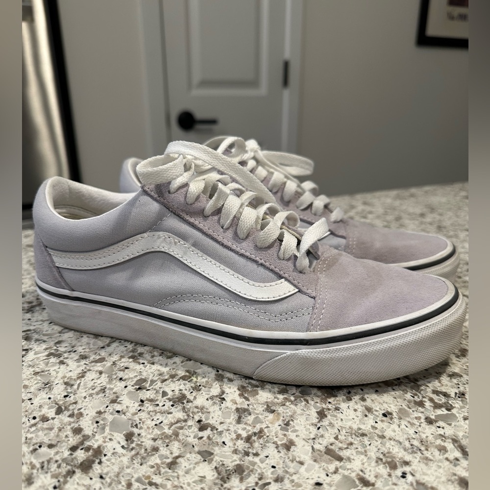 old skool purple suede vans Women’s 8.5 men’s 7.0
